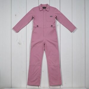 Wildfang | Essential Lilac Long Sleeve High Waist Coverall Utility Jumpsuit XS